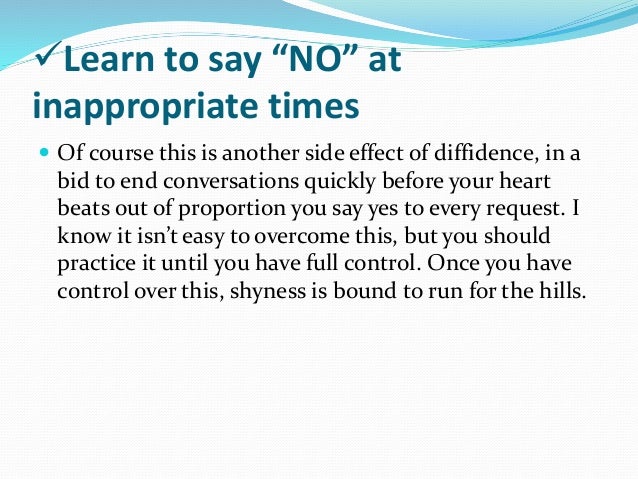 How to overcome shyness with guys